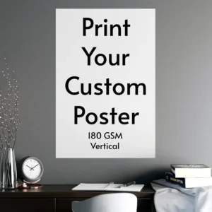 Custom imprinting of Poster